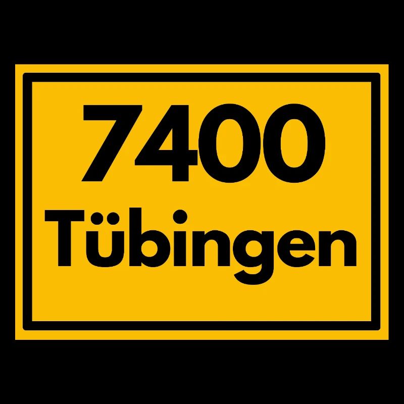 OLD POSTCODE ZIP CODE RETRO 7400 TÜBINGEN - NECKAR