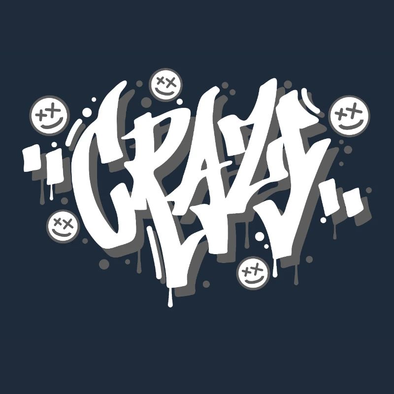 Conception de lettres graffiti folles