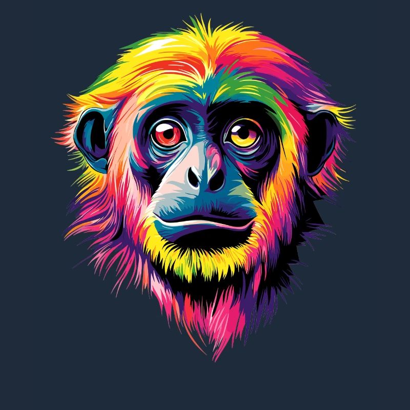Gibbon Monkey Whitehand Gibbon Monkey Cute Lar Gibbons
