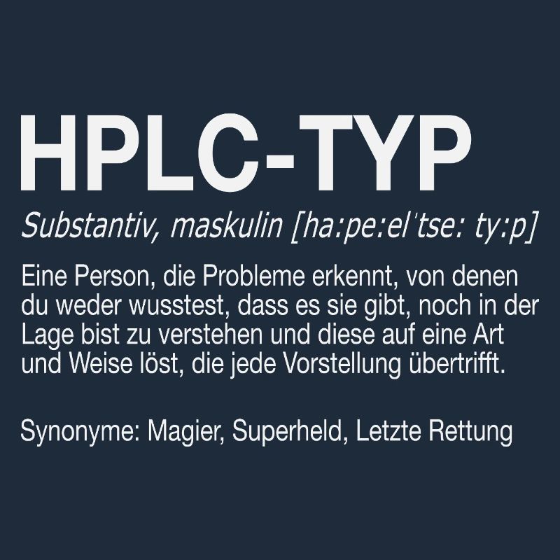 High Performance Liquid Chromatography HPLC Typ