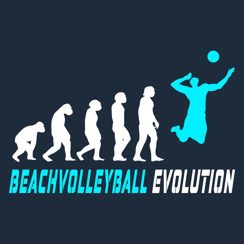 Beachvolleyball Evolution Design / Geschenkidee