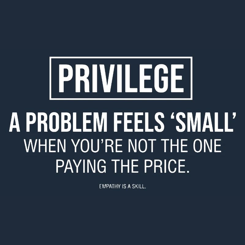 Empathie Statement Typografie