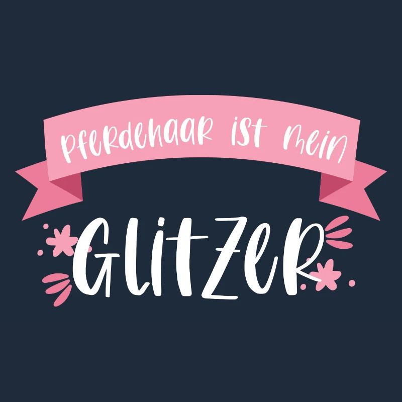 Pferd Reiten Pferdehaar Pferde Glitzer Geschenk