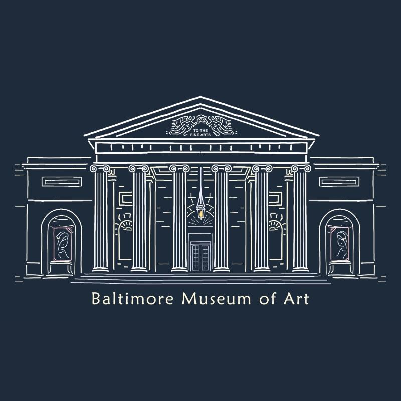 Musée d’art de Baltimore, dessin à la main, États-Unis