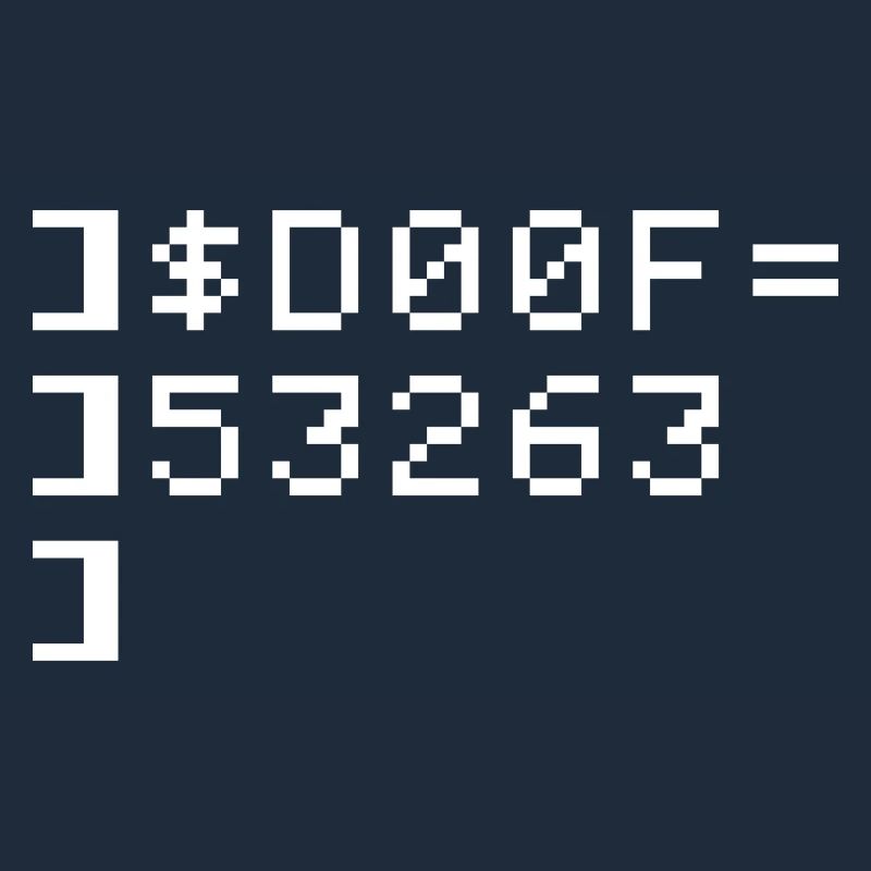 DOOF 8-Bit Code Nerd Pixel Terminal Retro