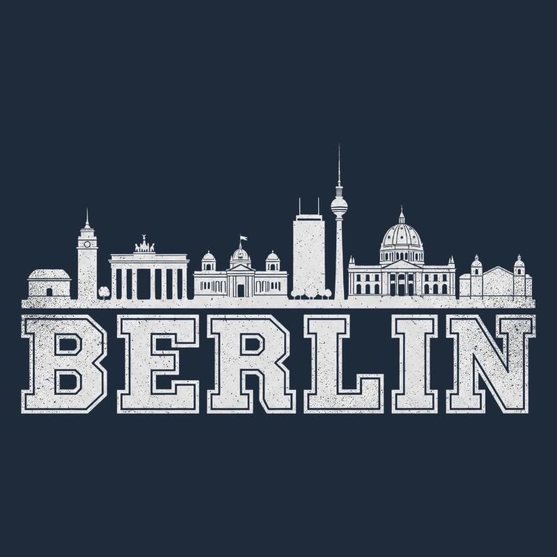 Berlin Skyline Retro 