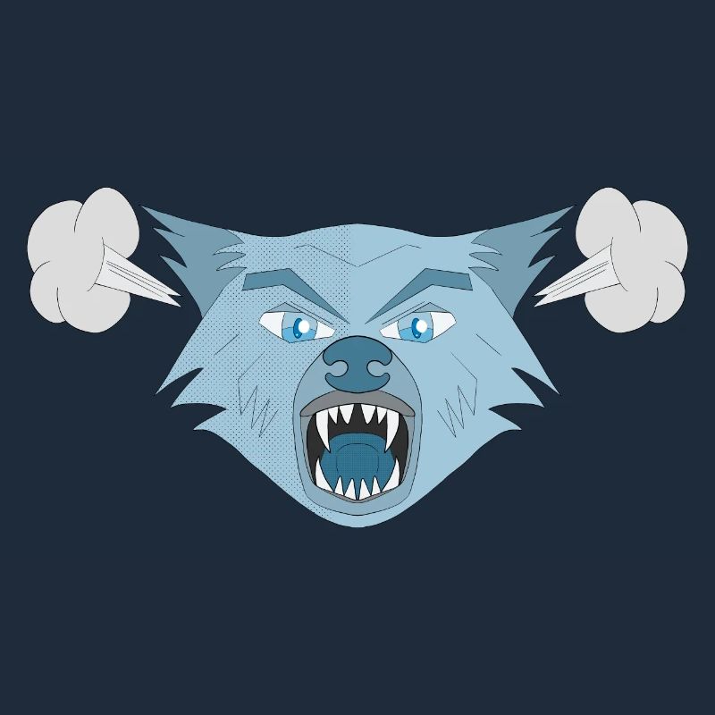 Wütender Wolf