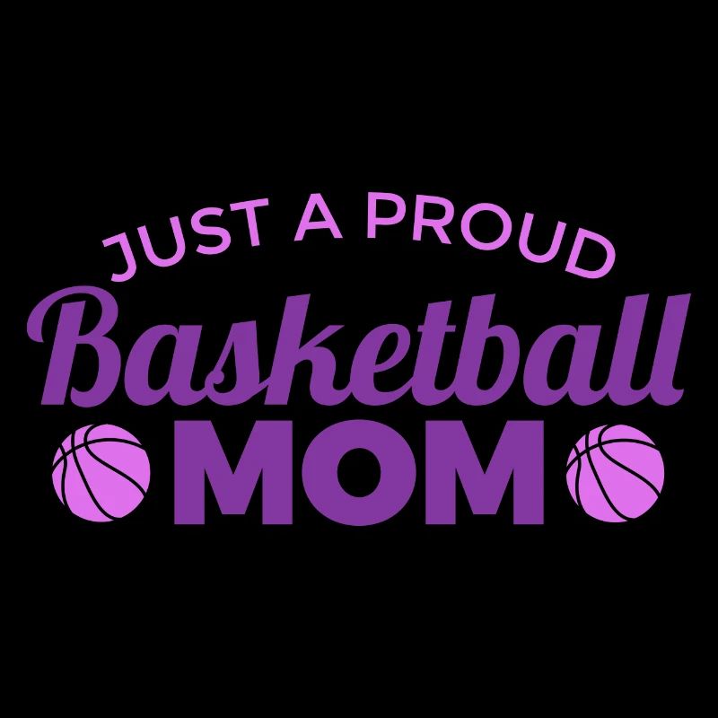 Stolze Basketball Mutter
