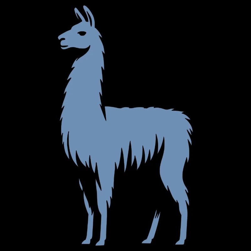 Silhouette de lama