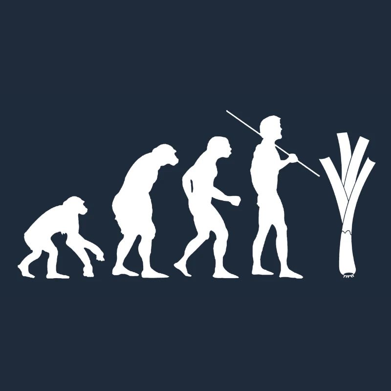 Evolution of the leek (white)