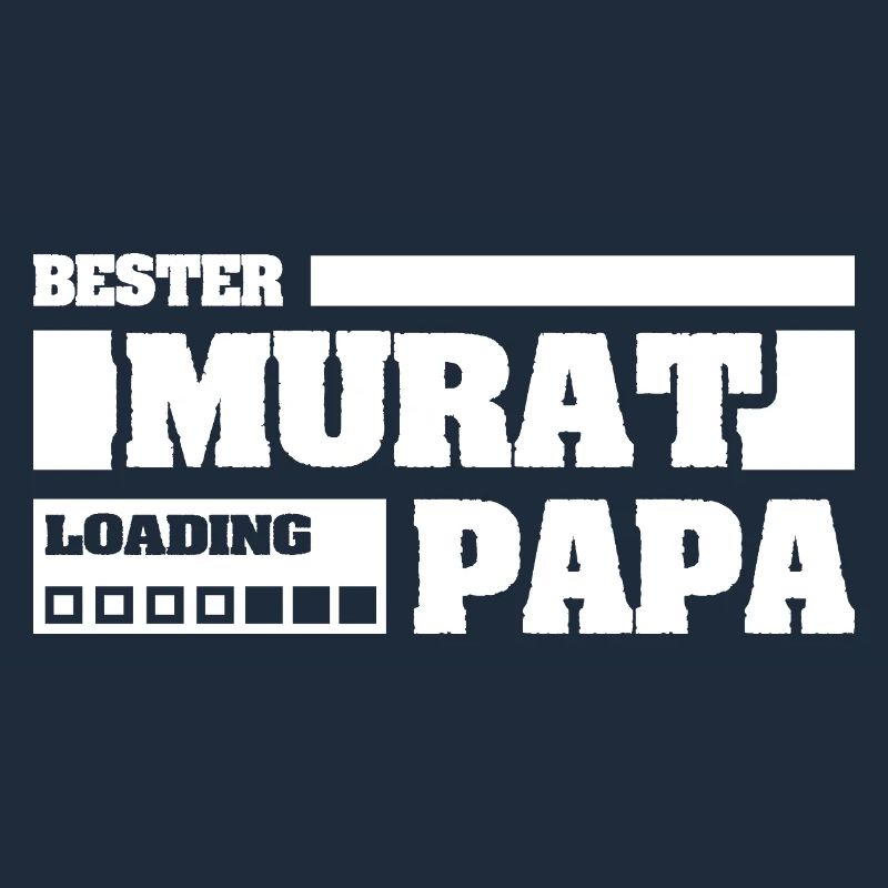 Father picture with funny loading bar for Murat