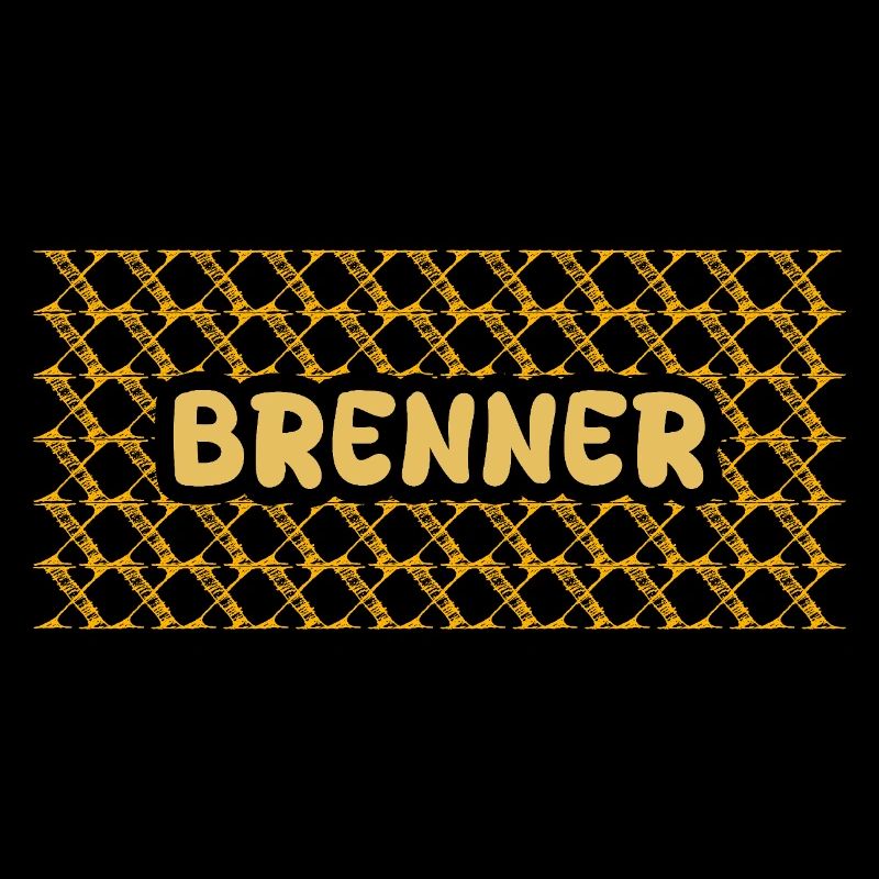 Brenner Gelb Netz Muster