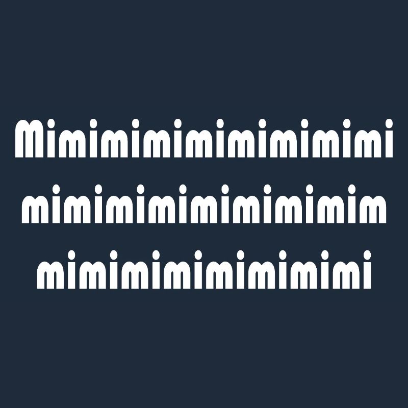 Mimi Typografie Muster Pattern