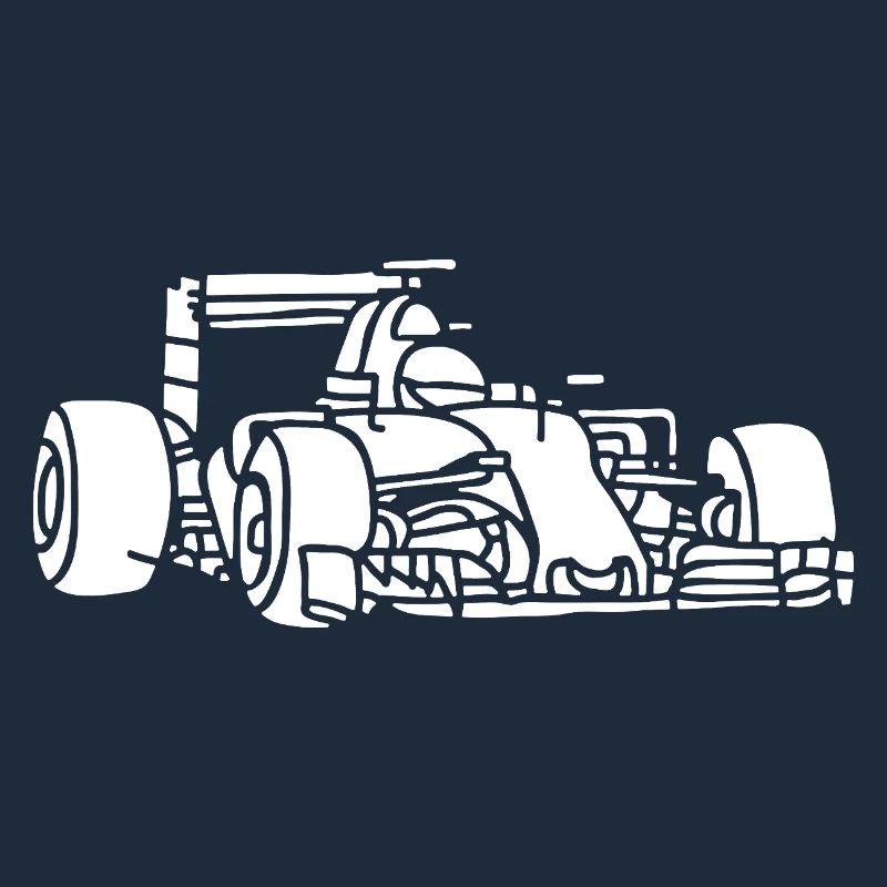 Présents de la course de voitures de formule Équipe de pilotes Kids Lui
