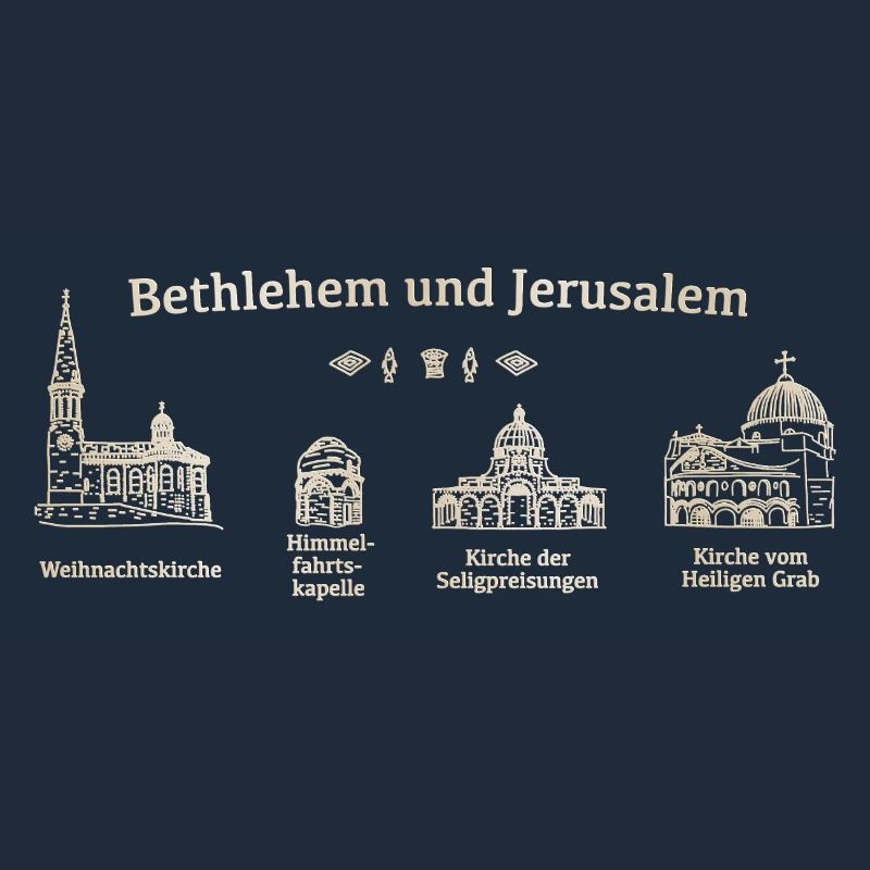 Bethlehem, Jerusalem, heilige Orte. Grabeskirche