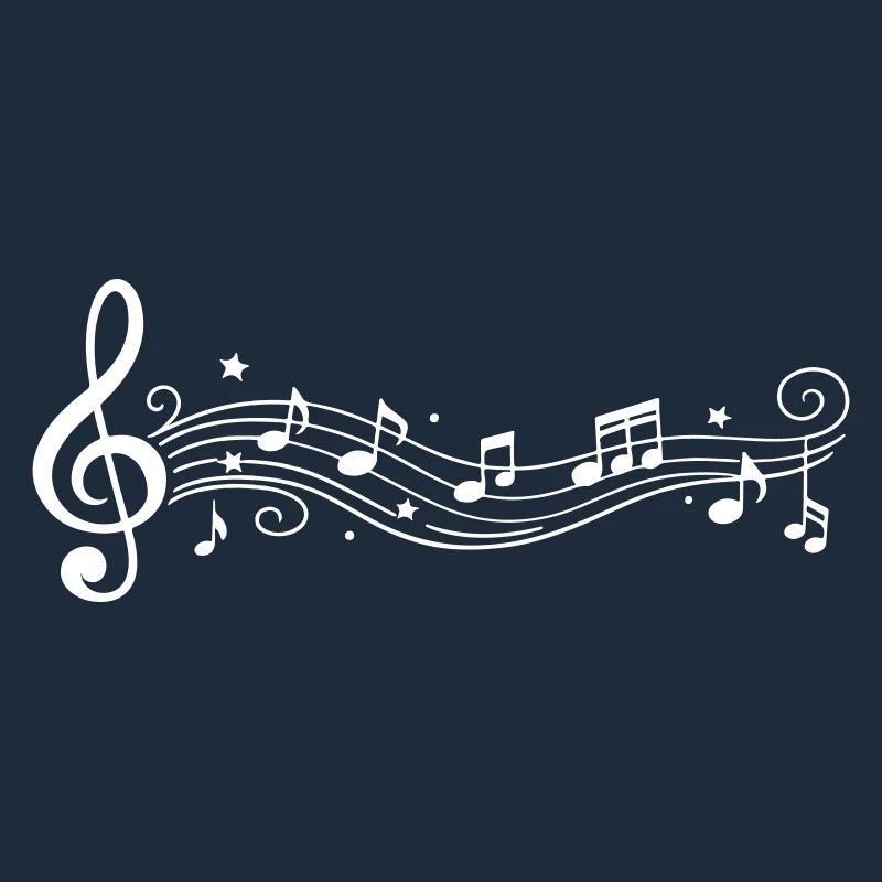 Notes musicales Clés de mélodie