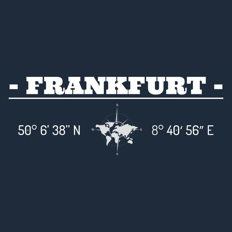 Coordinates Frankfurt am Main