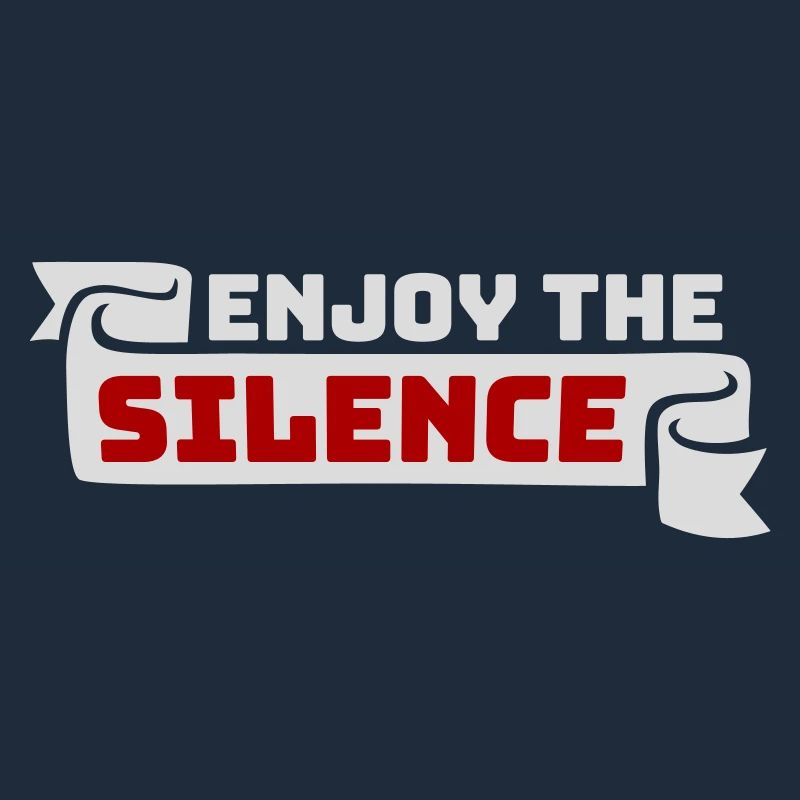 Profitez du silence Dire calme Silence Introverti