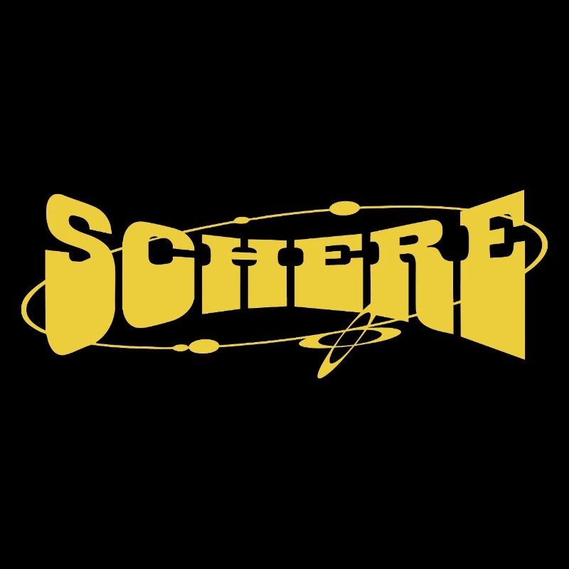 Graffiti de rue en ciseaux jaune