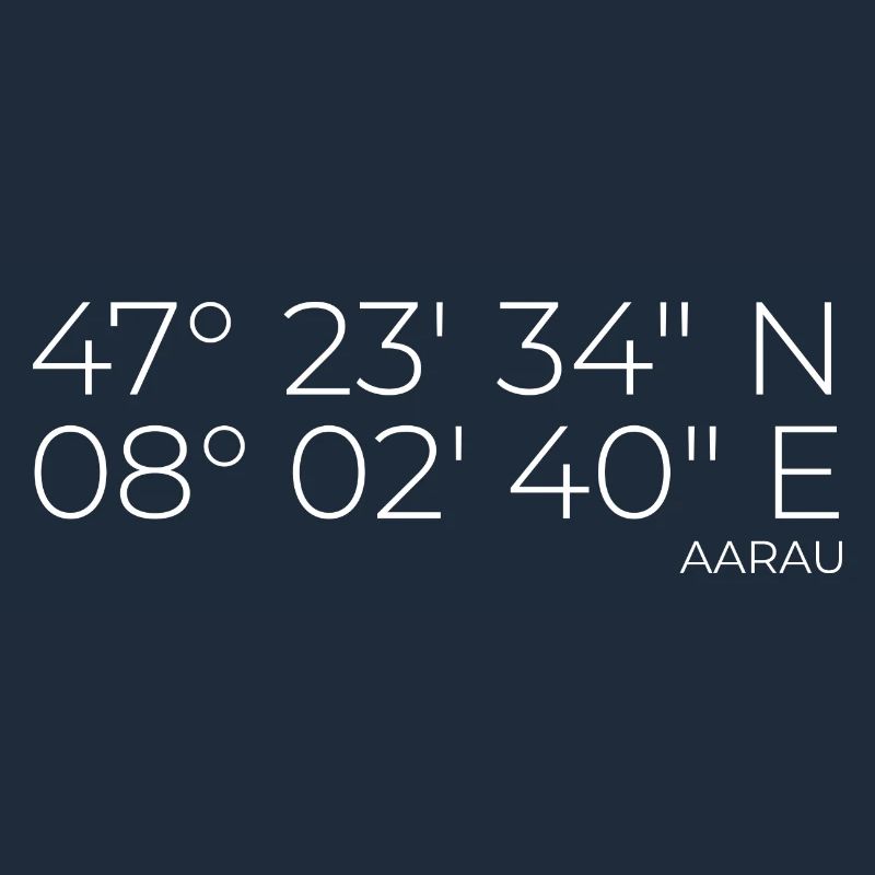 Coordinates Aarau Canton of Aargau