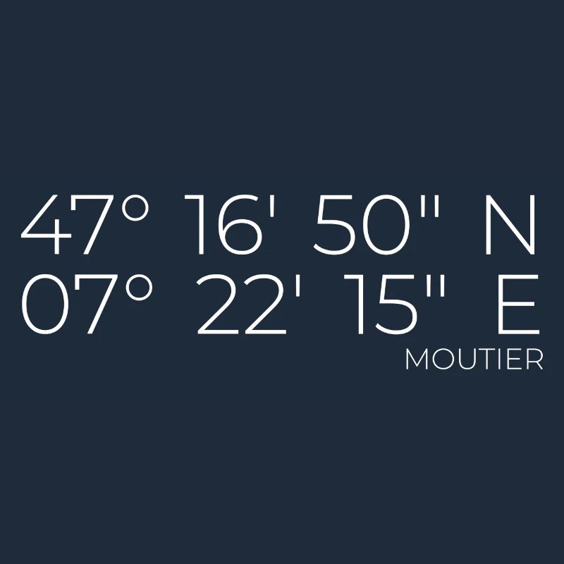Coordinates Moutier, Switzerland