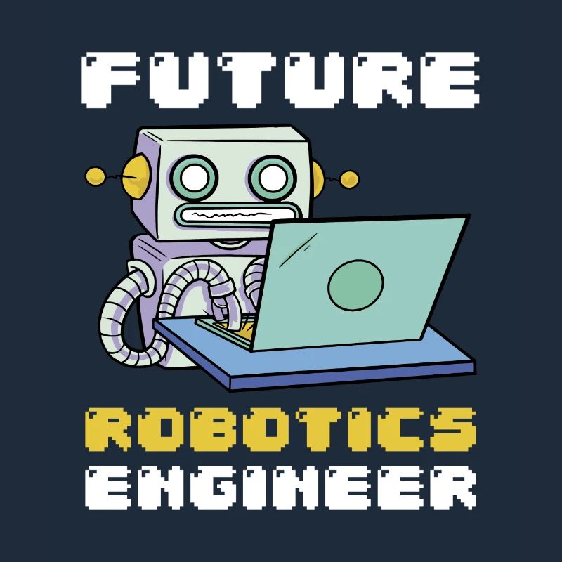 Future Robotics Engineer Roboter Laptop