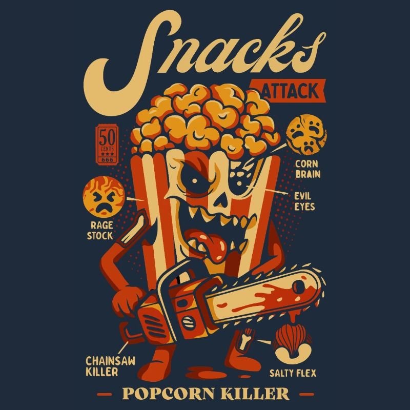 Slasher Snacks Attacks Popcorn Killer