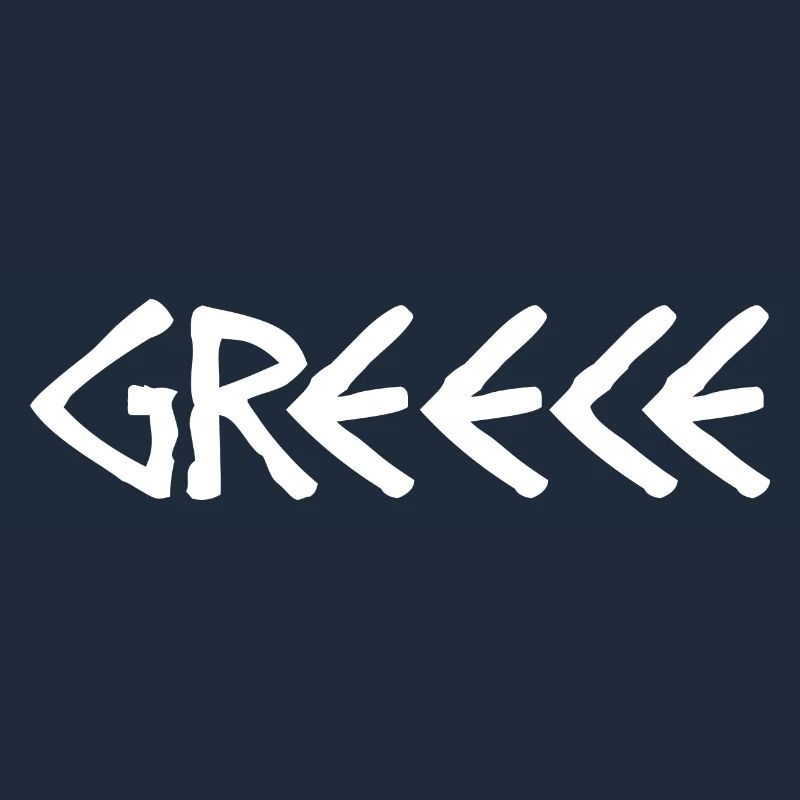 Glyphes grecs avec motif de flèche