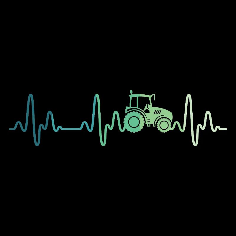 Farmer Herzschlagtraktor
