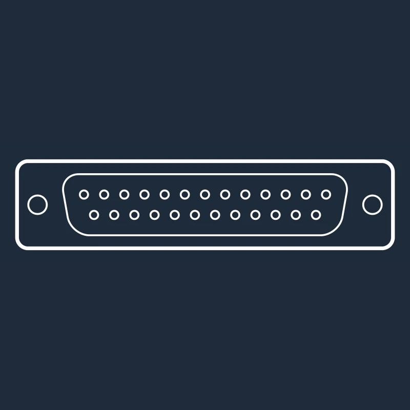 DB 25 Connector Parallel, Drucker