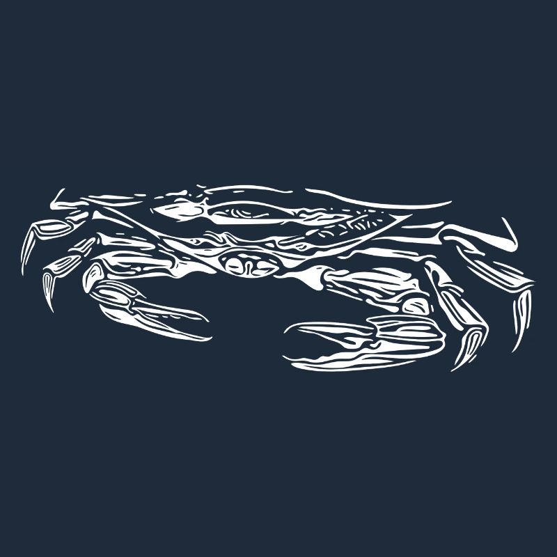 Petit crabe vorace crabe de plage avec ciseaux