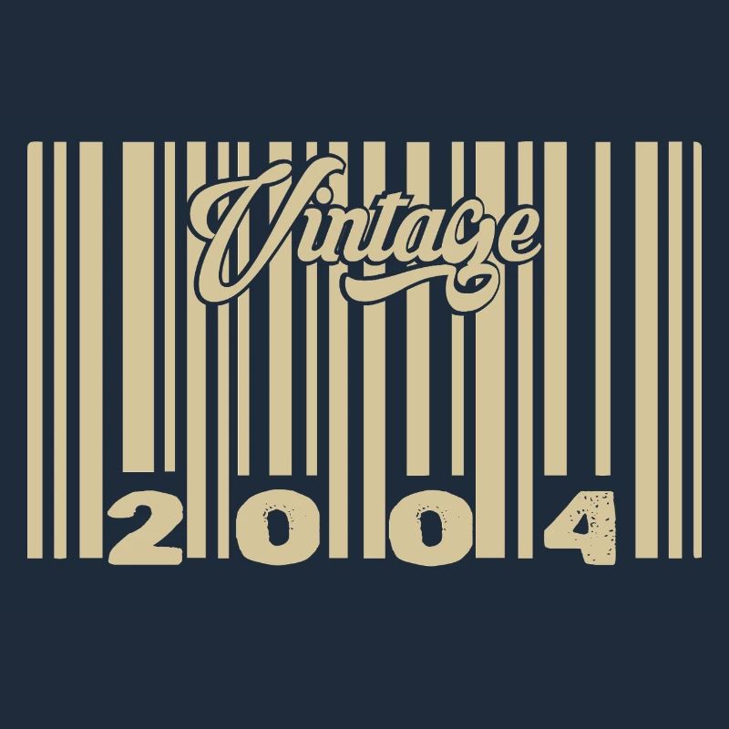 vintage 2004 Code barre 2004: Année 2025.