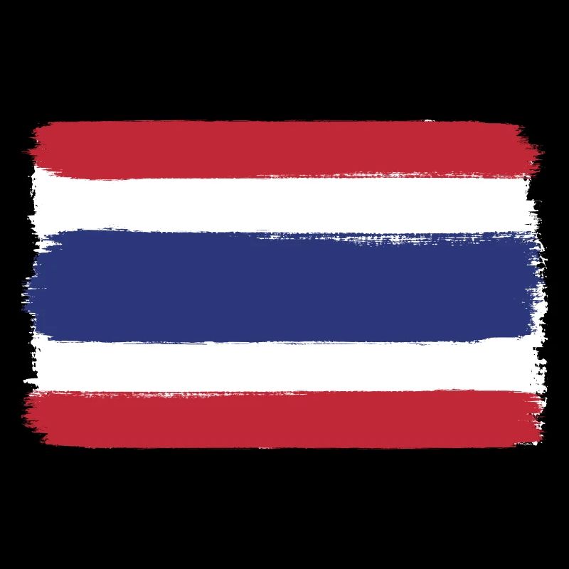 Drapeau de la Thaïlande look utilisé