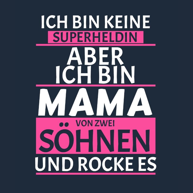 Mama von zwei Söhnen