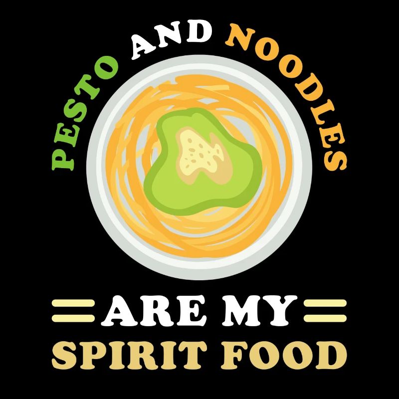 Pesto with noodles