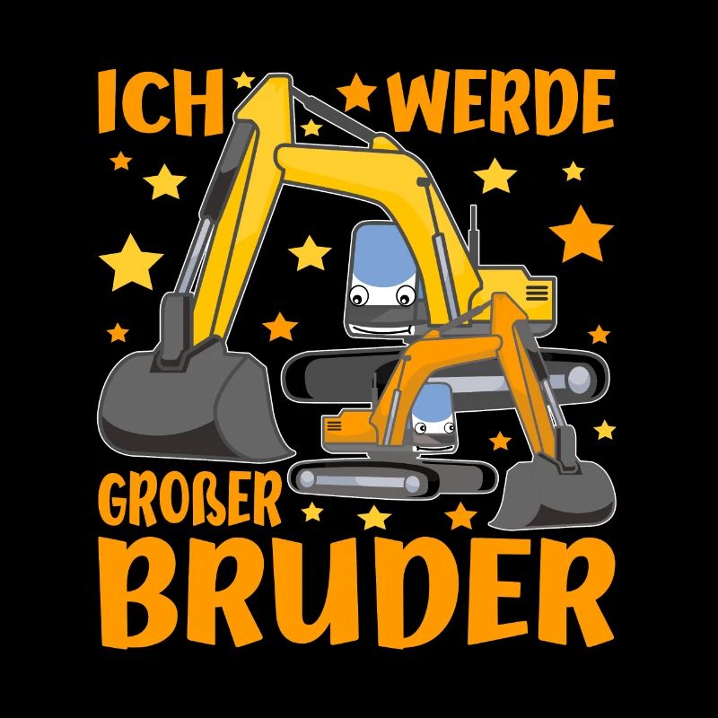 Grosser Bruder Bagger Ich Werde Großer Bruder