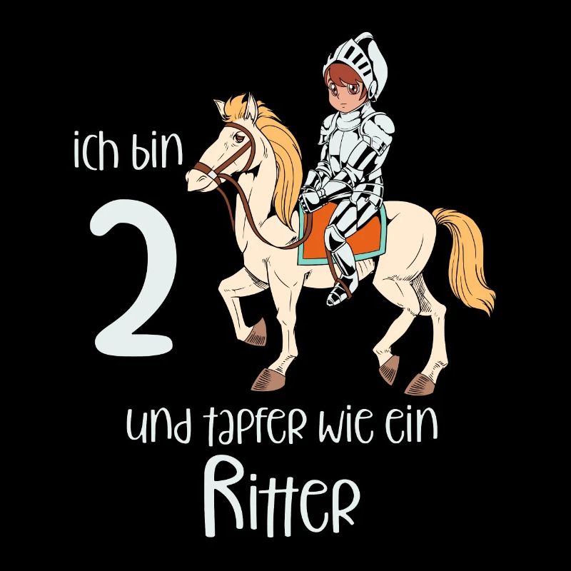 Geburtstagsshirt Ritter - 2 Geburtstag Junge