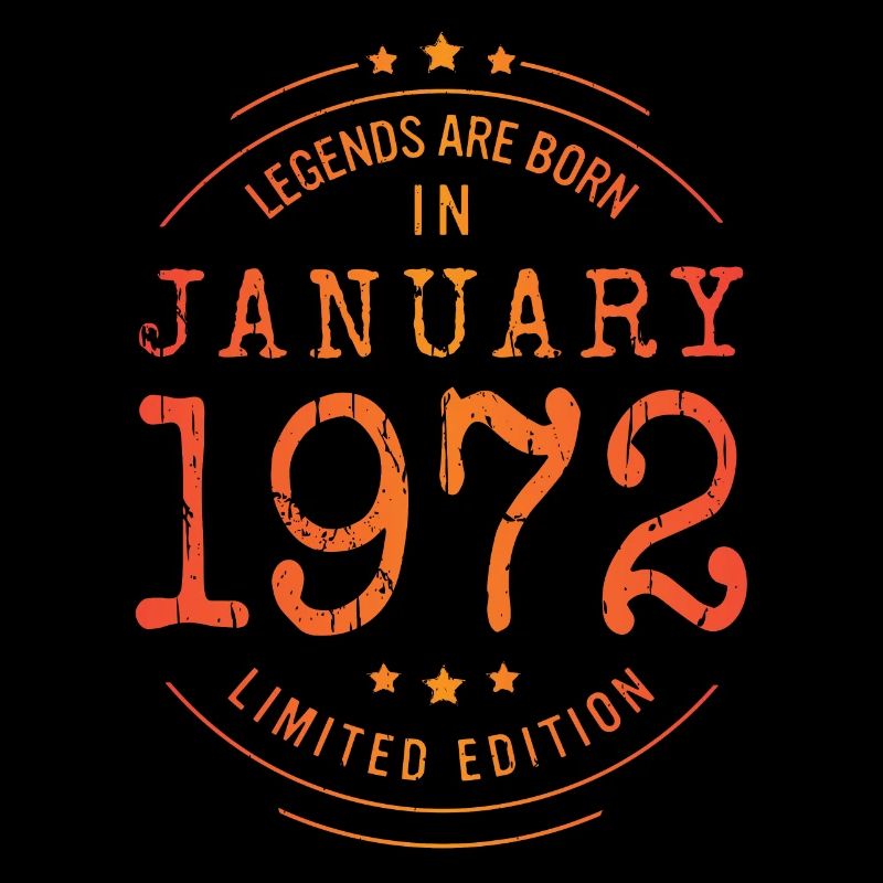 Anniversaire Janvier 1972 Edition Limitée Millésime