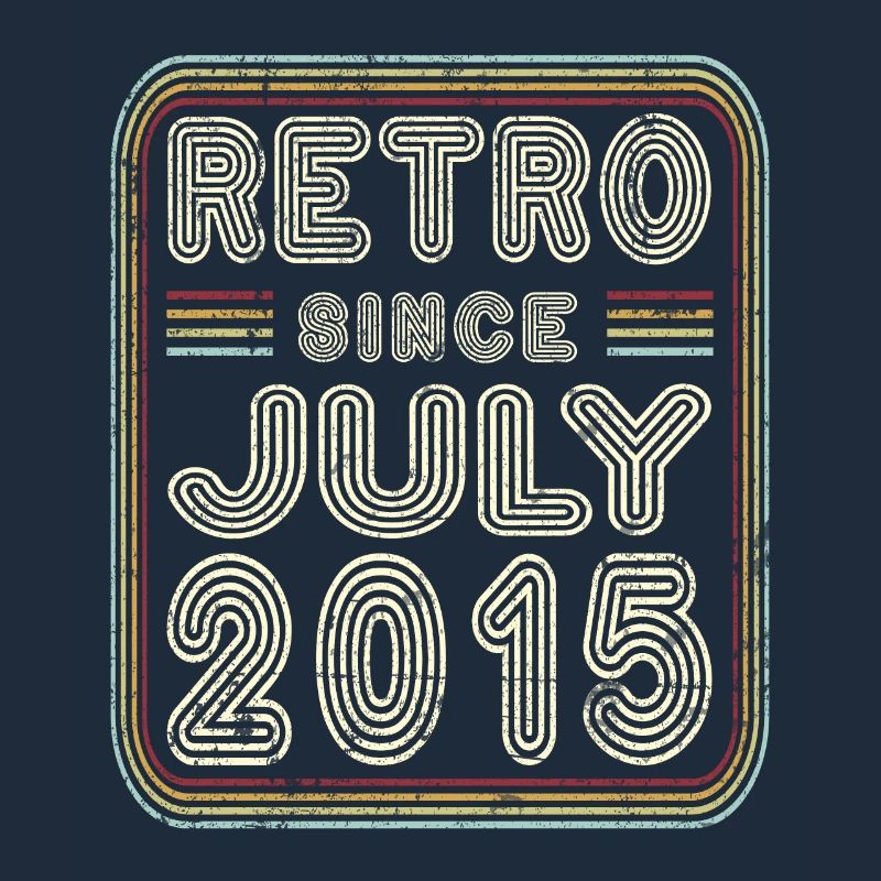 Geburtstag Juli 2015 Retro Geschenk