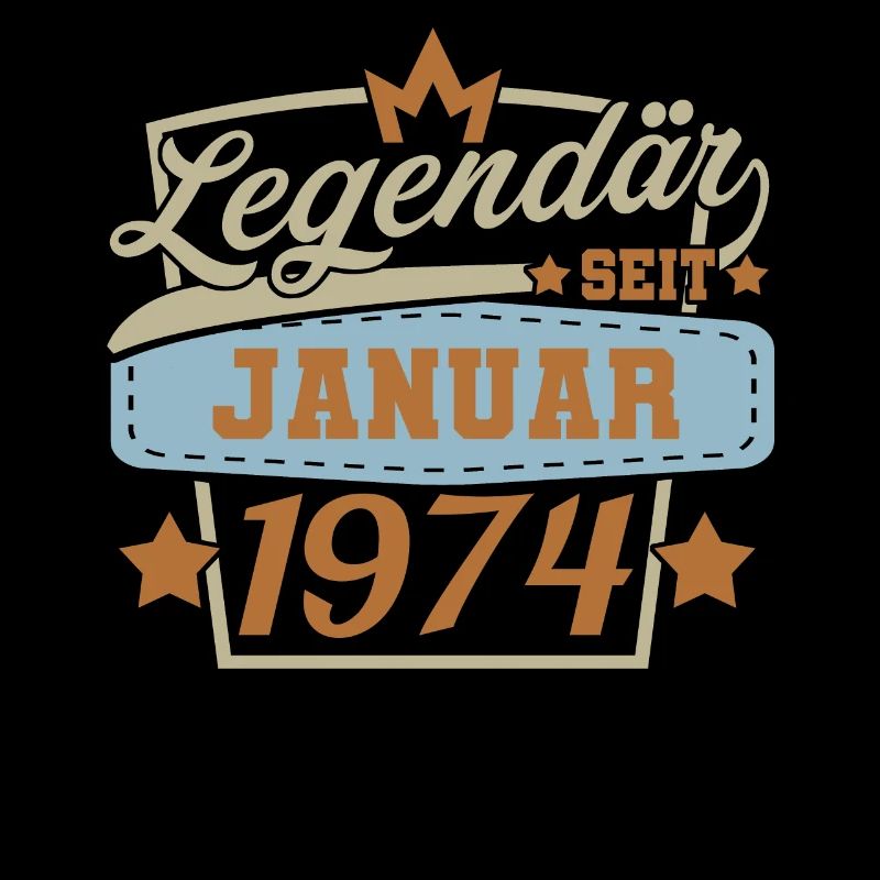 Legendär seit Januar 1974 Retro