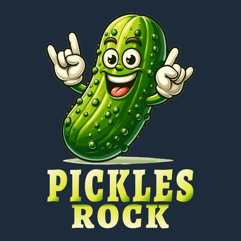 Cornichons Funny Pickles Concombre Jeu de mots