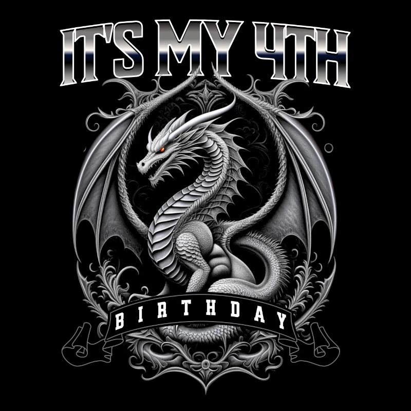 Drache 4. Geburtstag Drachen