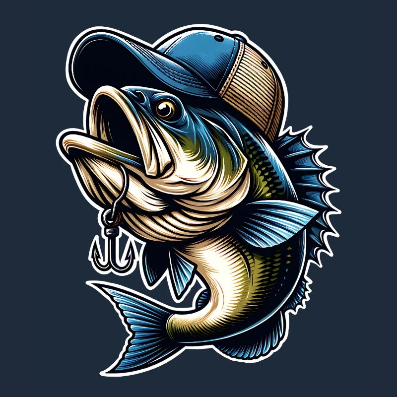 Poisson de pêche avec hameçon à capuchon