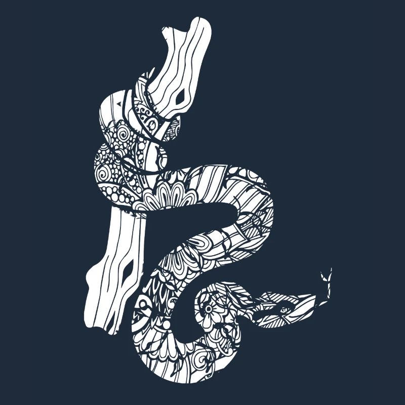 Boa Constrictor Floral Pattern