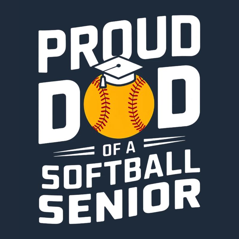 Fier diplômé de l’école secondaire Softball Dad