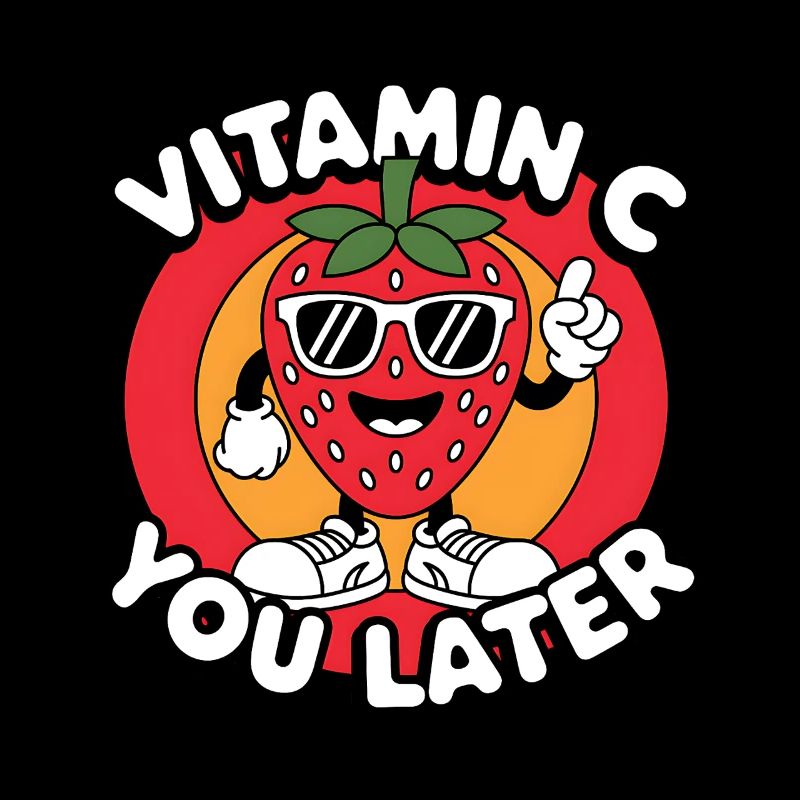 Vitamin C Fruit Funny Strawberry