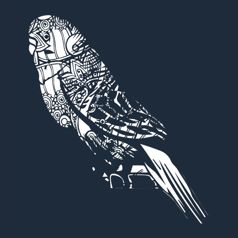 Parakeet Floral Pattern