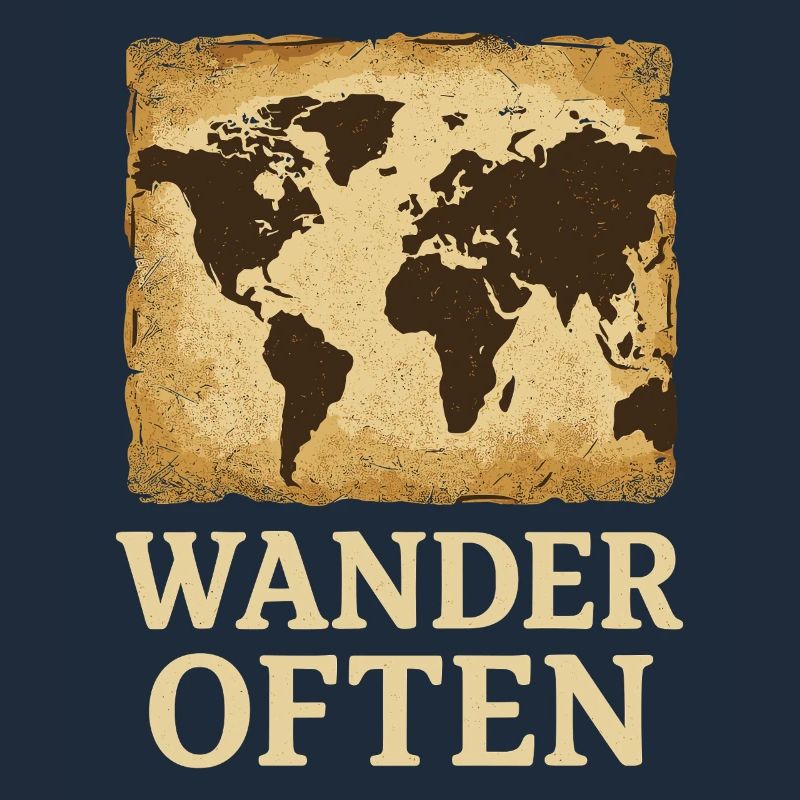 Wander Often: Adventurous World Map