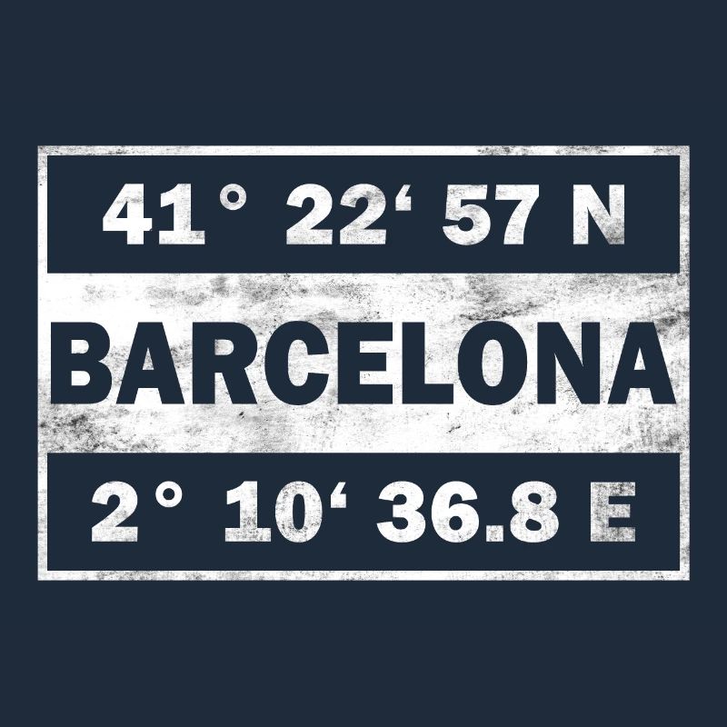 Barcelona Coordinates Spain Capital