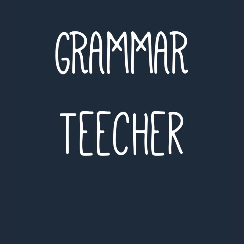 Professeur de grammaire autodérisoire
